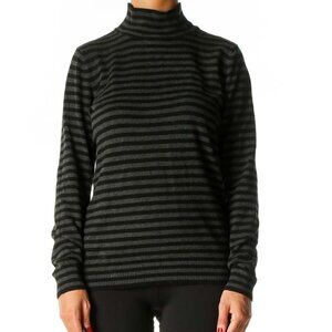 Calvin Klein Black Striped Casual Sweater